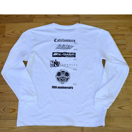 １０thanniversary　※ロングＴシャツ (白)