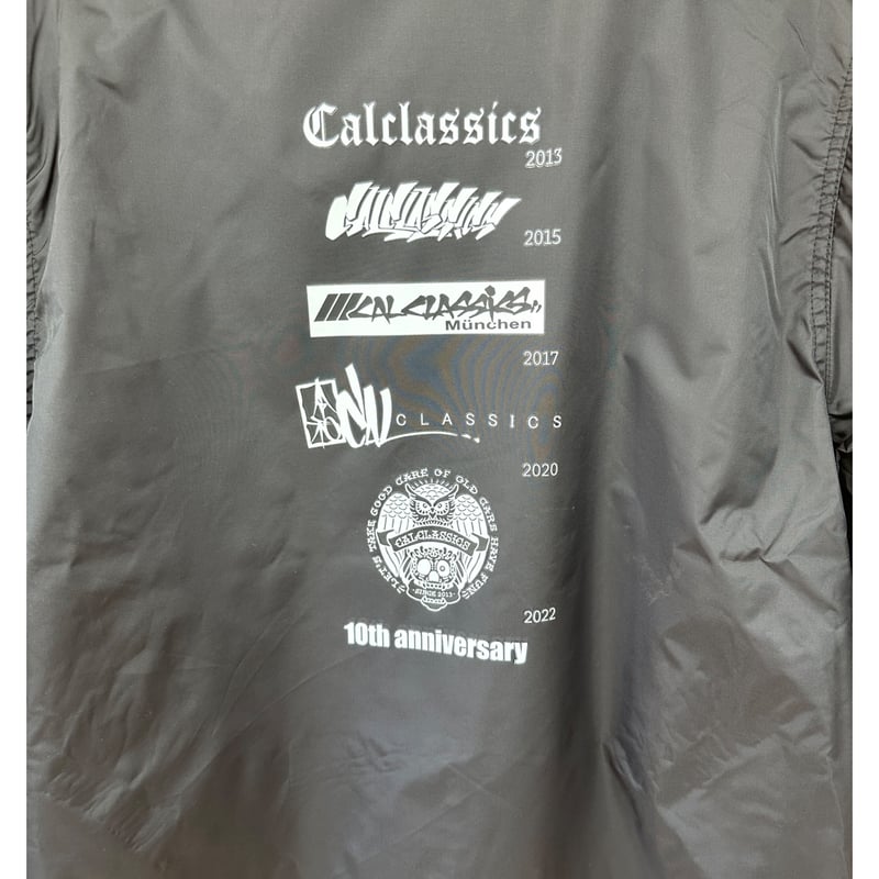 10th anniversaryコーチジャケット ※【ブラック】 | cal classics