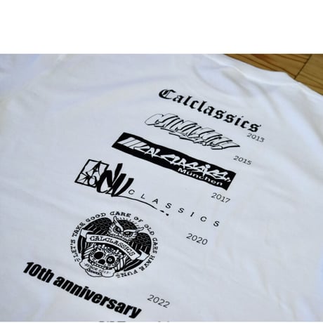１０thanniversary　半袖Ｔシャツ (白)