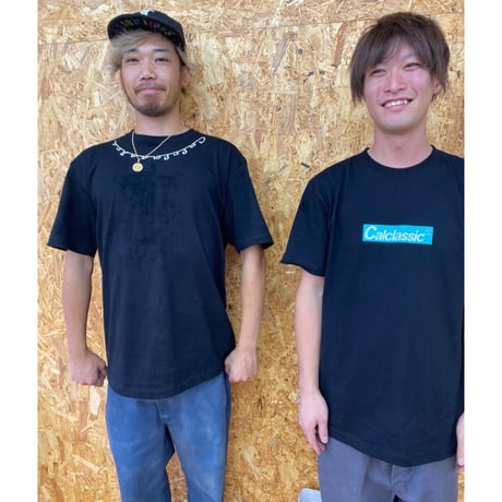 2021年　CalClassics　ボックスロゴTシャツ　白＆黒