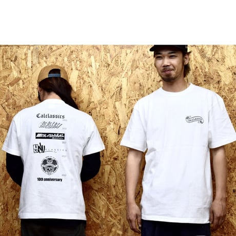 １０thanniversary　半袖Ｔシャツ (白)