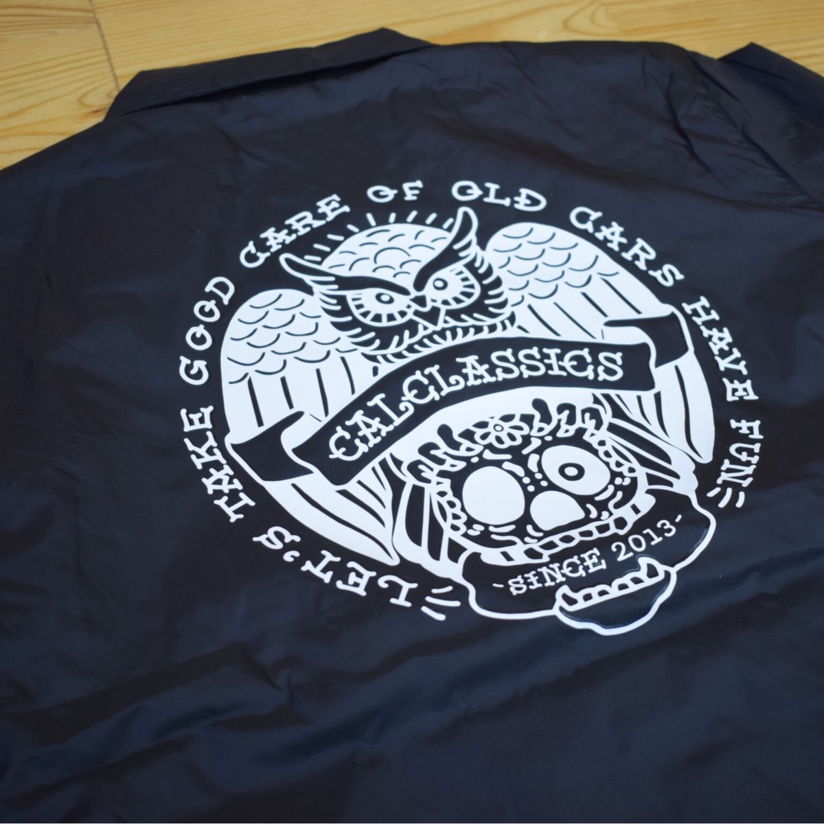 2022御守りイラストロゴコーチジャケット（裏地付き）※追加Ver. | cal