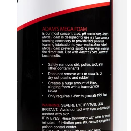 Adam’s Mega Foam | メガフォーム（レストアGTステッカー付）