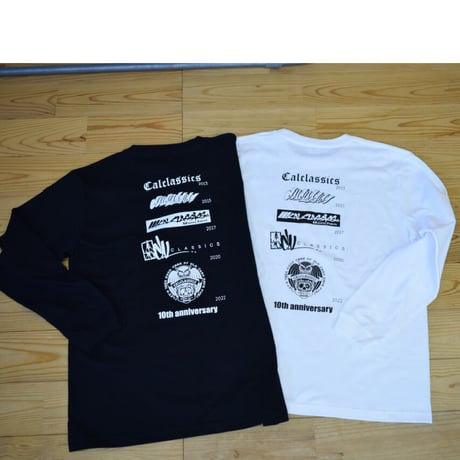 １０thanniversary　※ロングＴシャツ (黒)
