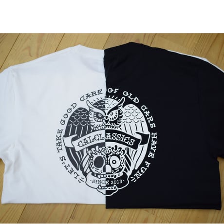 御守りイラストロゴTシャツ（白）