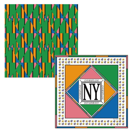 45cm角：【MCB451901】G/G「G.N.Y」（メガネ拭き・めがね拭き）