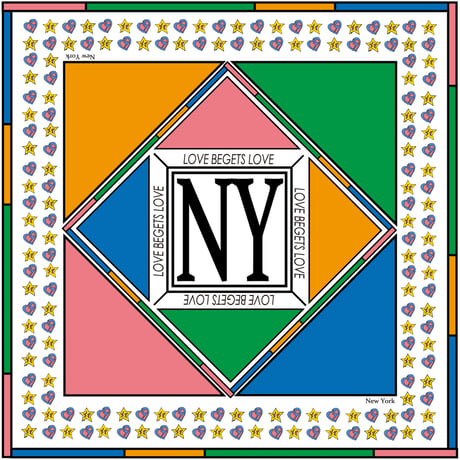 45cm角：【MCB451901】G/G「G.N.Y」（メガネ拭き・めがね拭き）