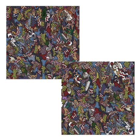 55cm角：【MCB551807】MINATSU 「JAPAN MEISAI」（メガネ拭き・めがね拭き）