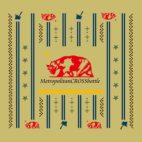 55cm角：【MCB551801】LIBERTY  「CALIFORNIA」（メガネ拭き・めがね拭き）