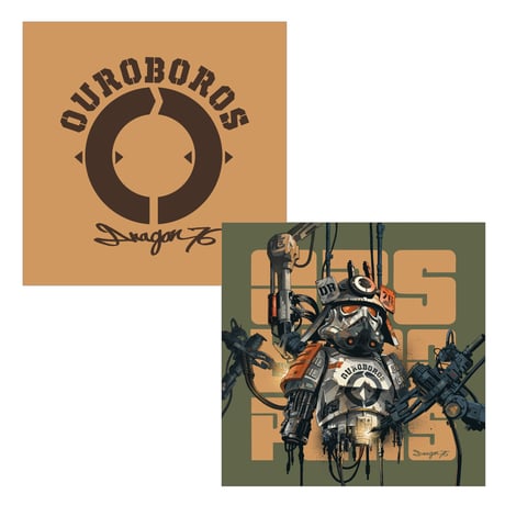 45cm角：【MCB45902】 DR-76 TROOPER  / DRAGON76（めがね拭き・メガネ拭き）