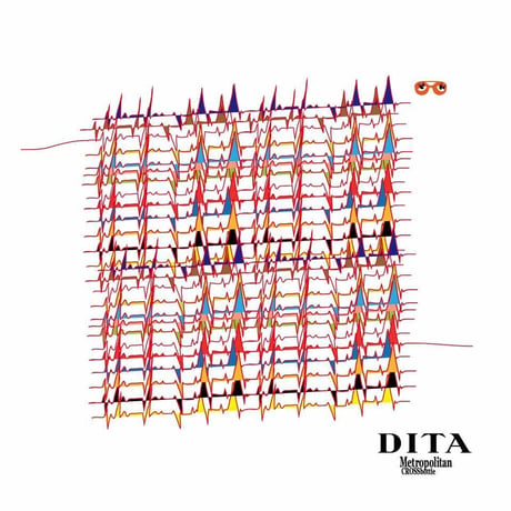 45cm角：【MCB451814】DITA「心電図」（メガネ拭き・めがね拭き）
