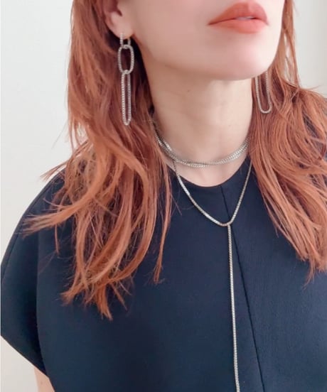 3連チェーンピアス・イヤリング