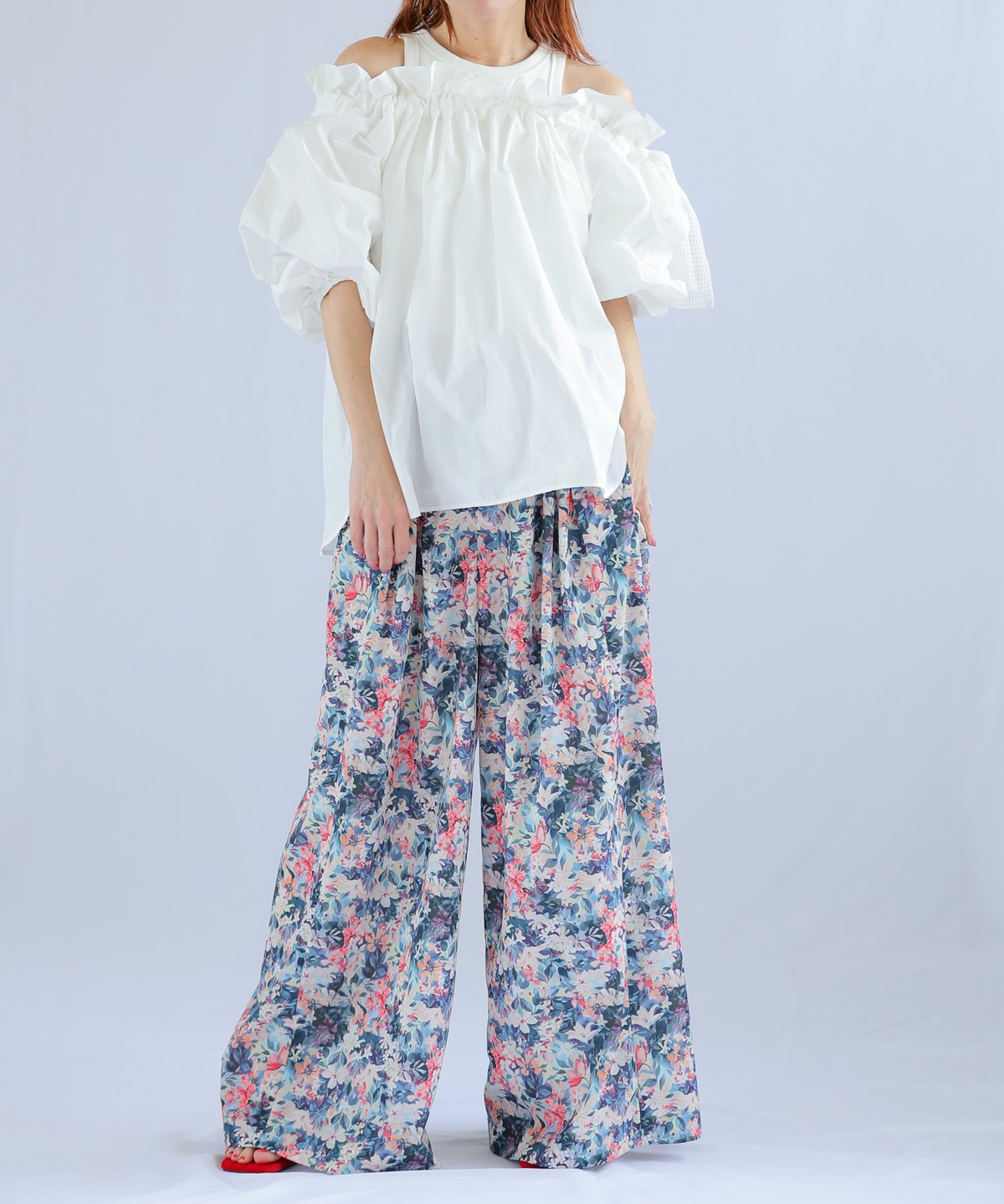 Usako／参考ページ In essence by Akiko Yamamoto.＞ソフトタックワイドパンツ | R