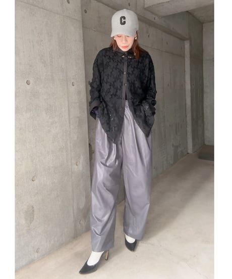 レースオーバーシャツ