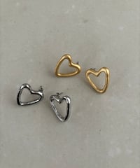 オープンハートピアス・イヤリング