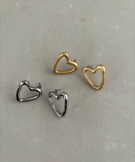 オープンハートピアス・イヤリング