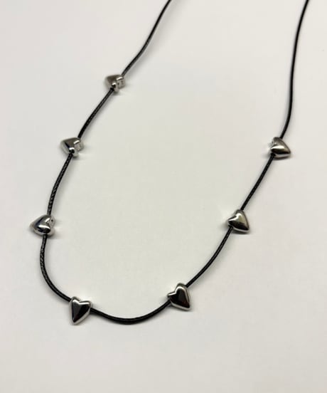 ミニハート付きネックレス