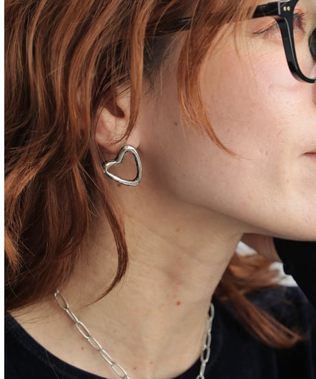 オープンハートピアス・イヤリング