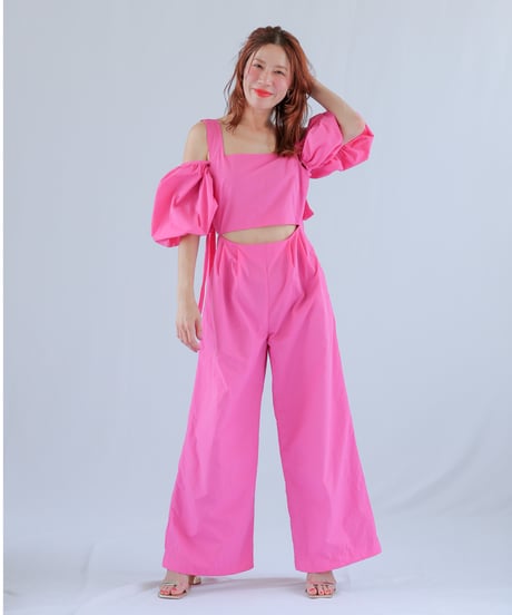 ＜In essence by Akiko Yamamoto.＞ボリュームスリーブ2wayサロペット