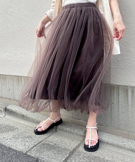 DT MaxMara ★ コットンデニム ロングフレアスカート VASCO 紺色 main_bot_5104hld_01.jpg