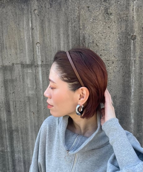 フェイクレザーカチューシャ