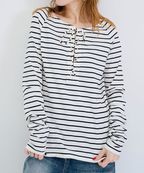 ＜In essence by Akiko Yamamoto.＞女っぷり度MAXボーダーカットソー