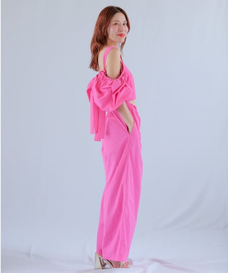 ＜In essence by Akiko Yamamoto.＞ボリュームスリーブ2wayサロペット