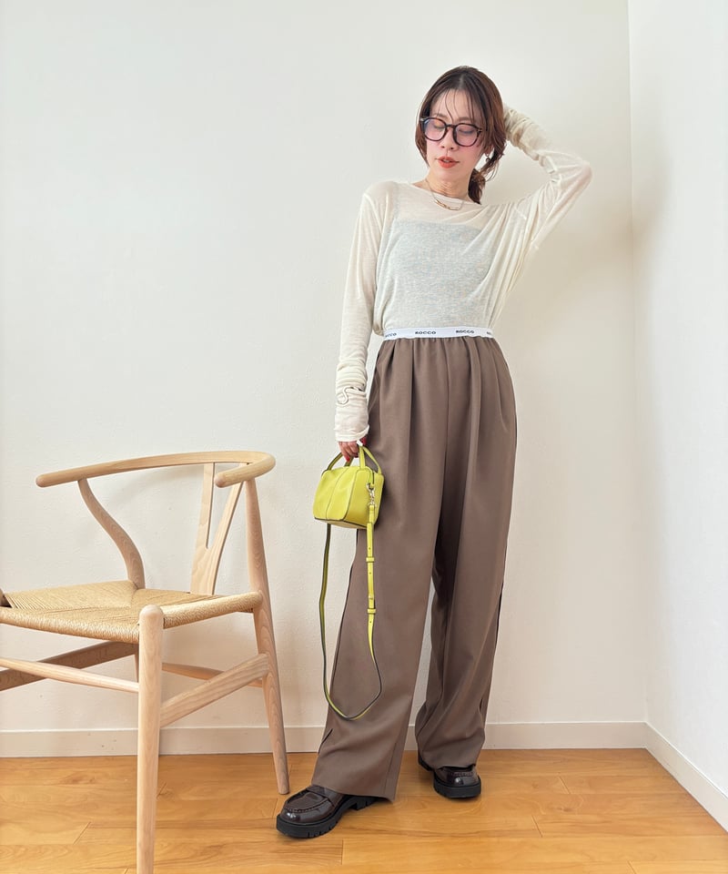 パンツ ETRO FW24 (WRNB0004 AK440X0884) HAPPY PRICE】ROCCOワイドパンツ | Rocco style. SHOP