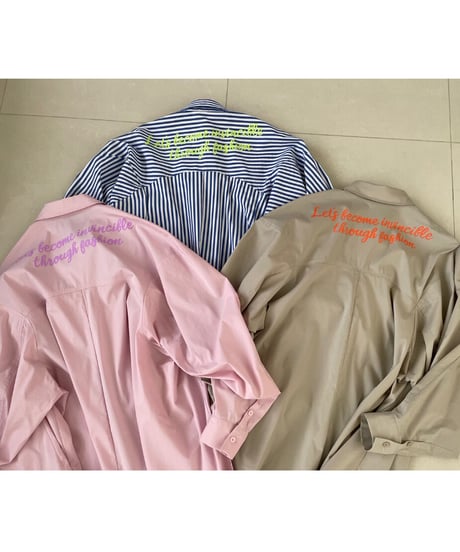 バックメッセージシャツ