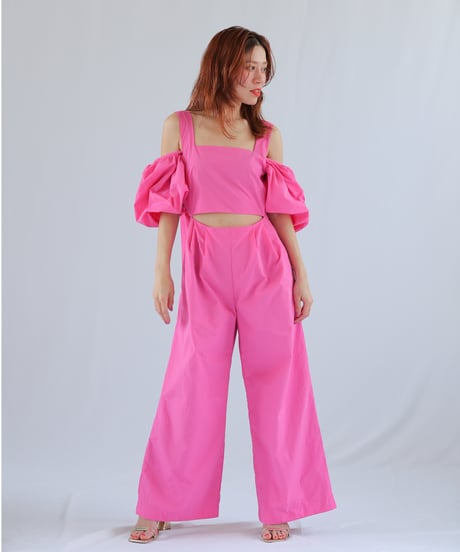 ＜In essence by Akiko Yamamoto.＞ボリュームスリーブ2wayサロペット