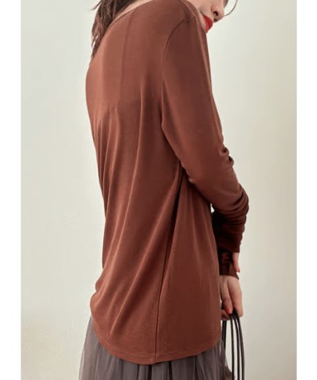 袖Rシアーカットソー