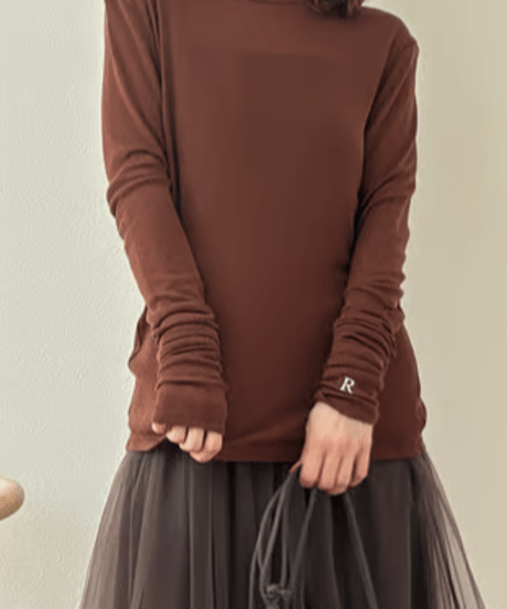 袖Rシアーカットソー