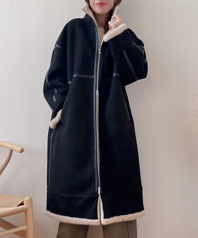 hazuki ✳︎ お洋服大好きママ&娘 MONCADAムートンロングコート やったー価格》神級の肌触りロングフェイクムートンコート | Rocco