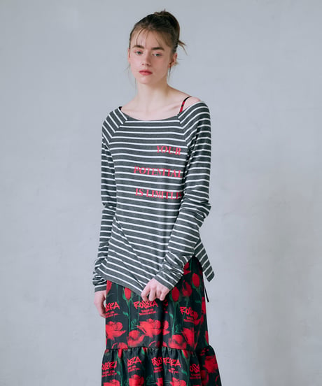 ＜In essence by Akiko Yamamoto.＞女っぷり度MAXボーダーカットソー