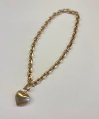 ハートチェーンネックレス