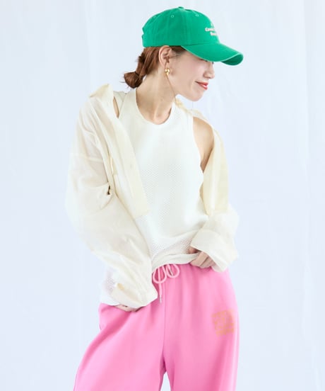 メッシュホルターニット
