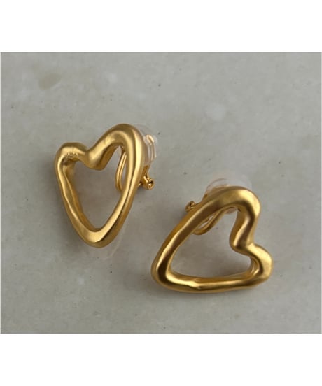オープンハートピアス・イヤリング