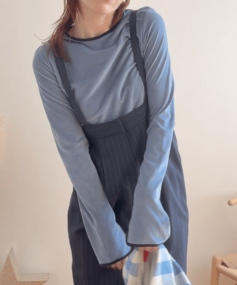 トップス Rinao NEW】パイピングベロアトップス | Rocco style. SHOP