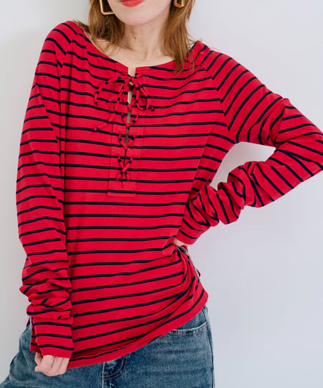 ＜In essence by Akiko Yamamoto.＞女っぷり度MAXボーダーカットソー