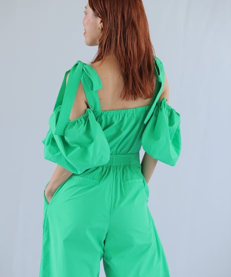 ＜In essence by Akiko Yamamoto.＞ボリュームスリーブ2wayサロペット