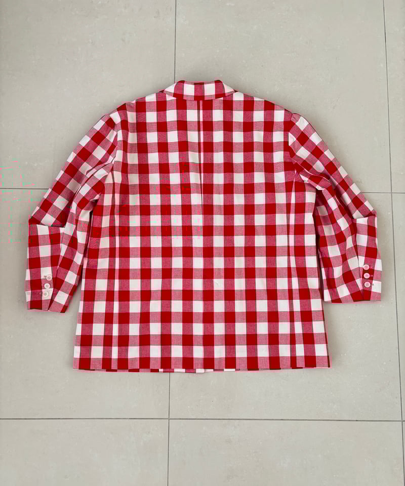 In essence by Akiko Yamamoto.＞ギンガムチェックビッグジャケット