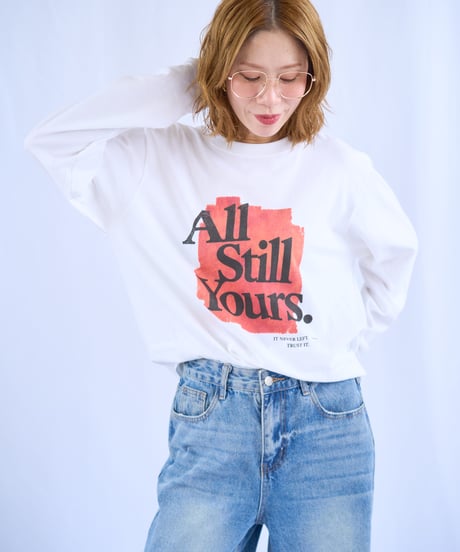 【PREORDER】＜In essence by Akiko Yamamoto.＞メッセージロンT
