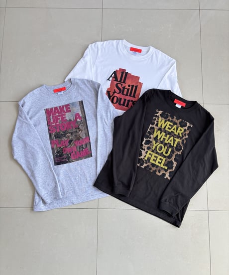 【PREORDER】＜In essence by Akiko Yamamoto.＞メッセージロンT