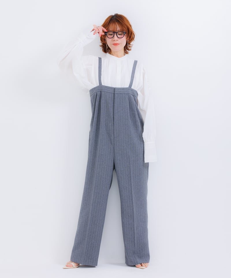 マニッシュギャング ピンストライプサロペ | ROCCO 