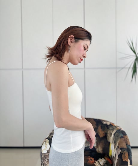 カップ付きベアキャミソール