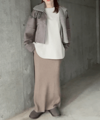 《先行販売》【やったーコーデC】ムートンジャケットと大人リラックスな仲間たち(3点セット)