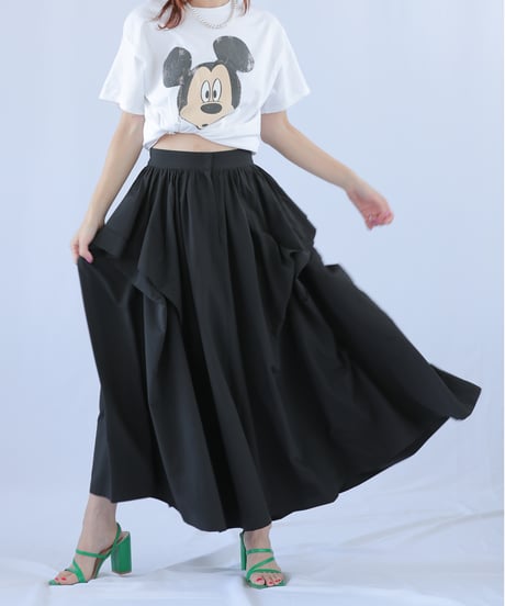 ＜In essence by Akiko Yamamoto.＞タックデザインボリュームスカート