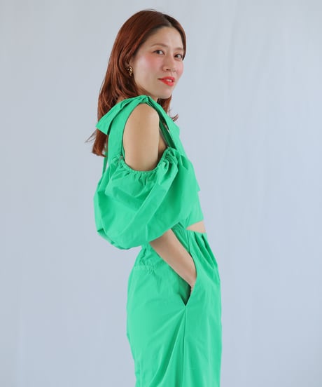 ＜In essence by Akiko Yamamoto.＞ボリュームスリーブ2wayサロペット