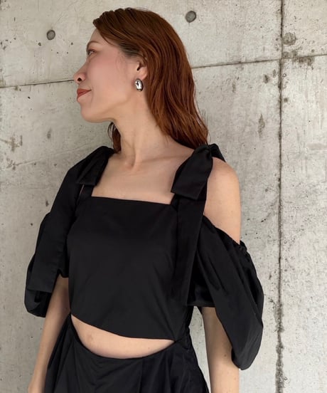 ＜In essence by Akiko Yamamoto.＞ボリュームスリーブ2wayサロペット