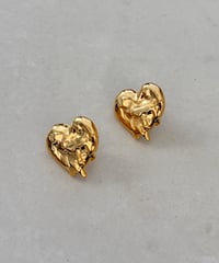 ラフハートピアス・イヤリング